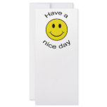Cheeky Smiley rack cards