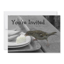 Cheeky Sparrow Invitations