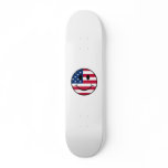Cheeky USA Flag Smiley skateboards