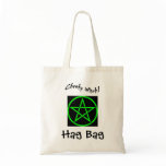 Cheeky Witch Hag Bag - Green Pentagram