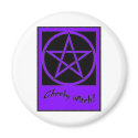 Cheeky Witch Pentagram Collection (Purple) magnets