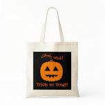 Cheeky Witch Trick or Treat Bag - Pumpkin