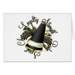 Cheer Black and Gold Qualities Cards