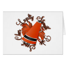 Cheer Black and OrangeQualities Cards