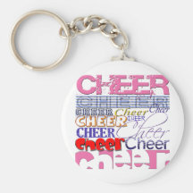 Cheer CHEERLEADER Cheer Keychain