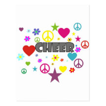 Cheer Mixed Graphics Post Cards