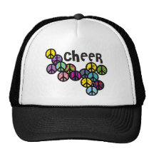 Cheer Peace Signs Filled Trucker Hats