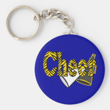 Cheer Zebra Style Key Chains