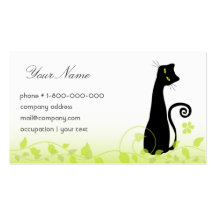 Cheerful Cat Business Card