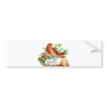 Cheerful Christmas Greetings bumper stickers