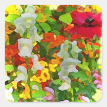 Cheerful Garden Colours Sticker