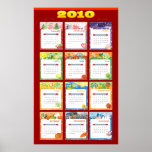 Cheerful Kids Calendar poster