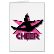 Cheerleader Greeting Card