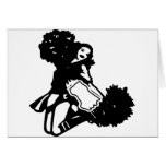 Cheerleader Cheerleading Greeting Cards