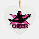 Cheerleader Christmas ornament