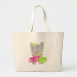 Cheerleader Elephant Tote Bag