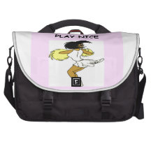 cheerleader laptop messenger bag