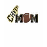 Cheerleader Mum (football) t-shirts