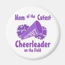 Cheerleader Mum Refrigerator Magnet