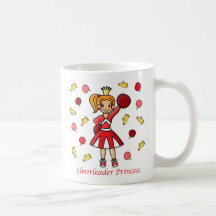Cheerleader Princess Mugs