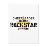 Cheerleader Rock Star by Night Post Cards