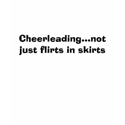Cheerleading...not just flirts in skirts tanktop by paf324