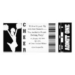 cheerleading ticket invite