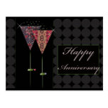 Cheers - Happy Anniversary Postcard