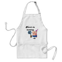 Cheers to 60 Birthday Tshirts and Gifts Aprons