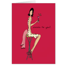 Cheers to you Greeting/Note Card