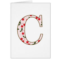 Cheery Cherry C Card