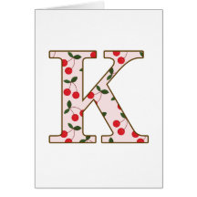 Cheery Cherry K Card