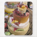 Cheese and fruit mousepads