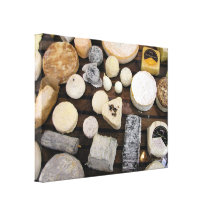 Cheese board stretched canvas prints