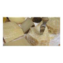 Cheese board with Parmesan Picture Card