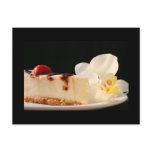 Cheese Cake and an Orchid Postcard