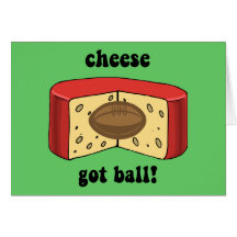 cheese got ball greeting cards