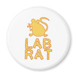 Cheese Lab Rat magnets