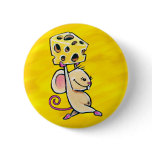 Cheese Mouse Pin