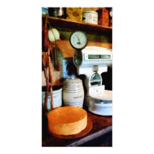 Cheese, Sausage and Scale Custom Photo Card
