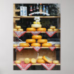 Cheese Shop Window in Amsterdam posters