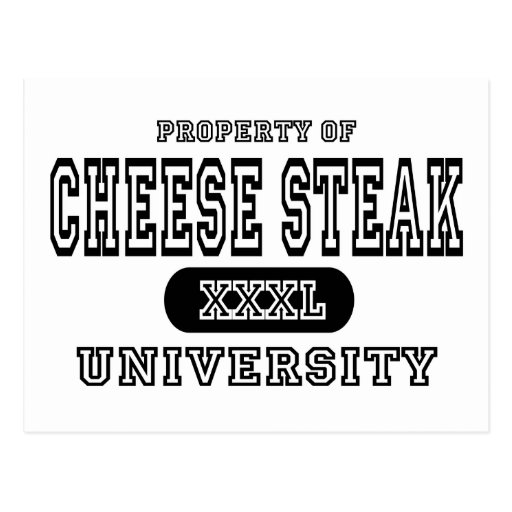 Cheese Steak University Postcards