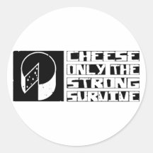 Cheese Survive Sticker