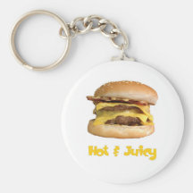 Cheeseburger - Hot & Juicy Key Chain