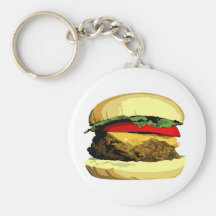 Cheeseburger Keychain