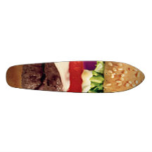 Cheeseburger Skateboard Oldschool