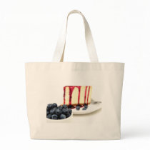Cheesecake And Blueberries Tote Bag