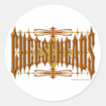 Cheeseheads Metal Round Sticker