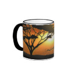 Cheetah and Gazelle mugs