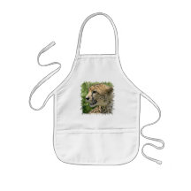 Cheetah Attack Children's Apron
